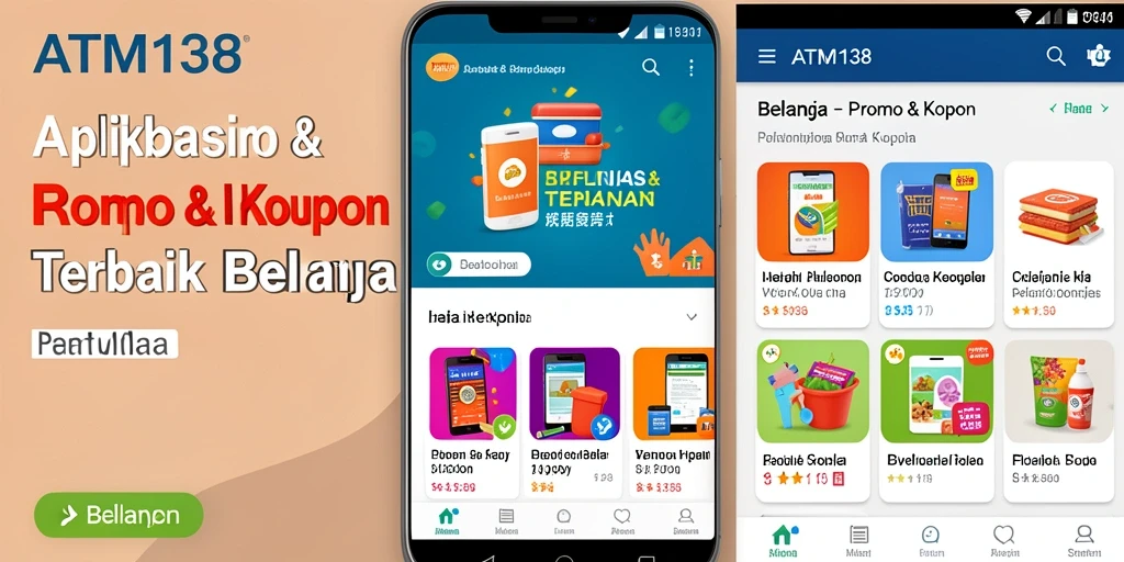 Antarmuka user-friendly ATM138 dengan berbagai promo menarik.