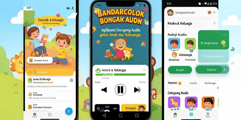 Antarmuka aplikasi BANDARCOLOK yang menarik dan mudah digunakan.