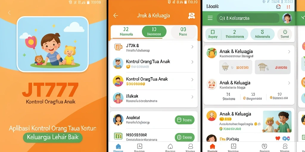 Antarmuka pengguna JT777 yang intuitif dan mudah digunakan.