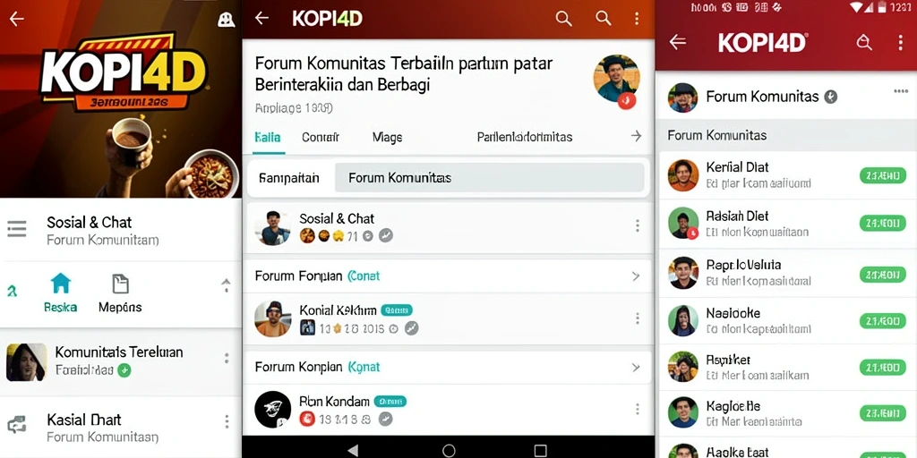 Tampilan antarmuka menarik dan interaktif dari KOPI4D.