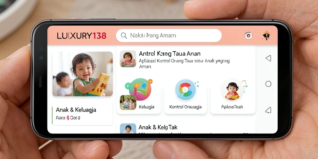 Antarmuka user-friendly LUXURY138 untuk kontrol orang tua yang efektif.