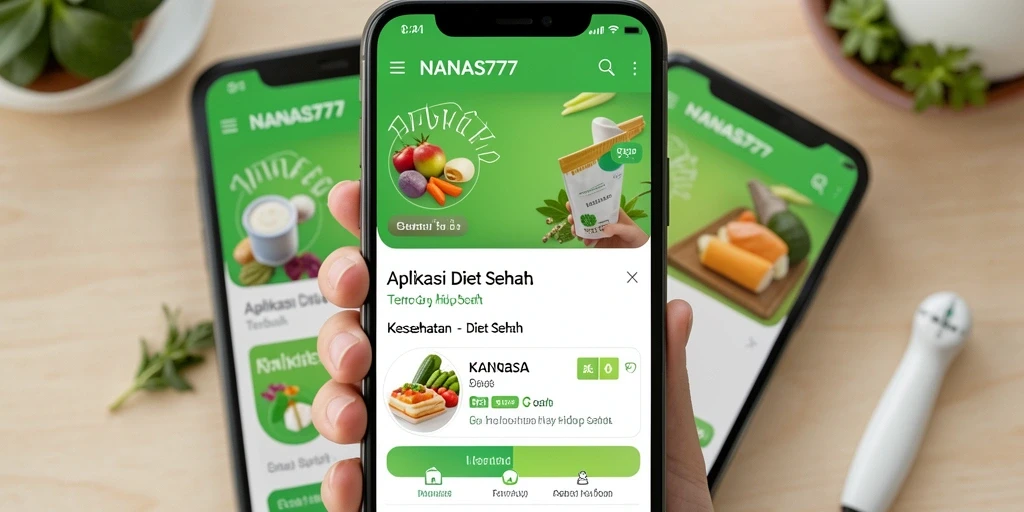 Antarmuka NANAS777 yang intuitif untuk diet sehat.