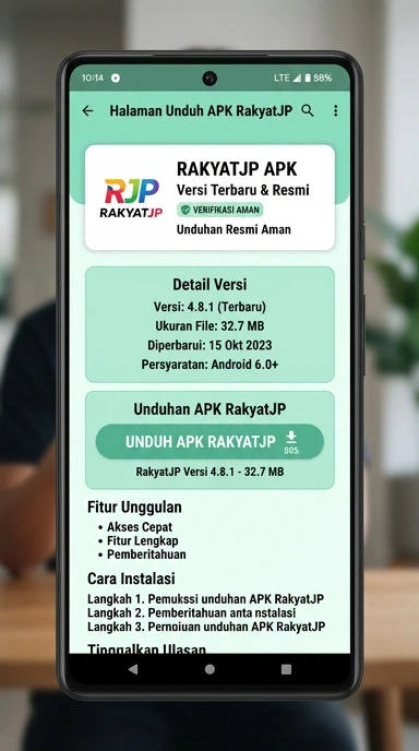Panduan Unduh dan Instal APK rakyatjp untuk Android